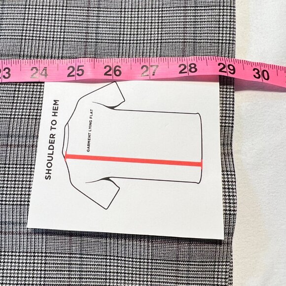 🧥 Women's Ricki's Jacket Size Large – Classic Grey Plaid Preppy Quiet lux - Picture 11 of 13